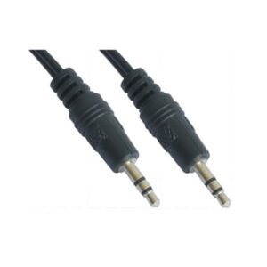 Nanocable Audio Cable, Jack 3.5/M-M, black, 5 M