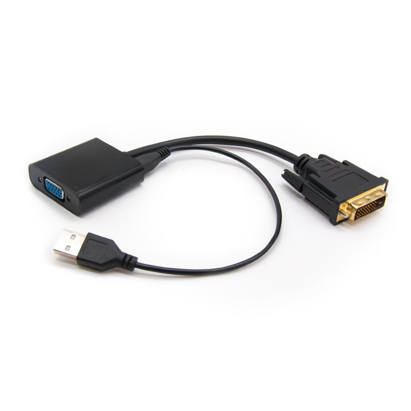 Nanocable Conversor DVI 24+1/M para VGA HDB15/H 10 cm Nanocable Conversor DVI 24+1/M para VGA HDB15/H 10 cm