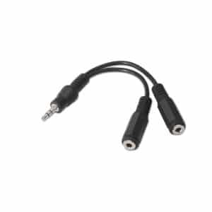 Cabo de Áudio Estéreo Nanocable 2Jack 3.5H Jack 3.5M