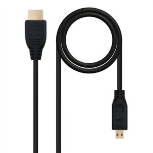 Nanocable Micro HDMI 1.4 A/M-D/M Cable 0.8 M
