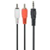 Cabos de Áudio Gembird MJACK RCA M/M 5 Mts