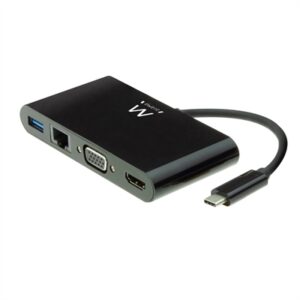 Ewent 4K USB-C DOCKING STATION to HDMI/VGA/HUB/USB