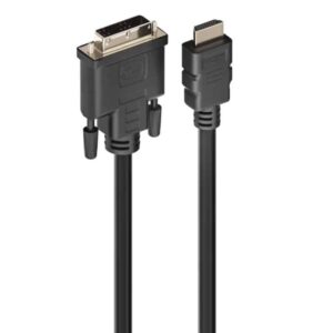 Ewent HDMI to DVI-D Male Cable 2.0 Metres