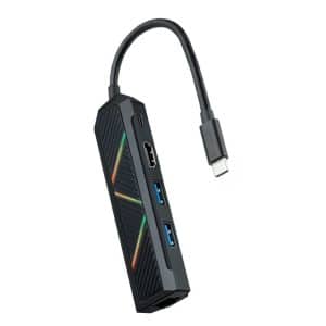 Nanocable 5-in-1 USB-C Hub USB-A+USB-C+HDMI+RJ45