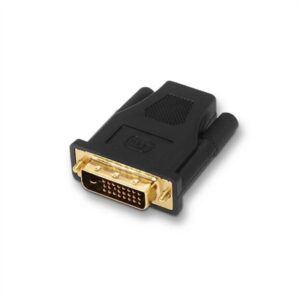 Aisens DVI 24+1/M to HDMI A/H Gold Adapter Black