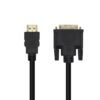 Aisens DVI 18+1/M to HDMI A/M Cable Black 1.8m