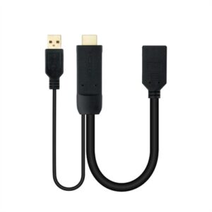 Nanocable HDMI/M to DP/H Black 20cm