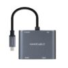 Nanocable Converter USB-C to HDMI/VGA/USB3.0/PD