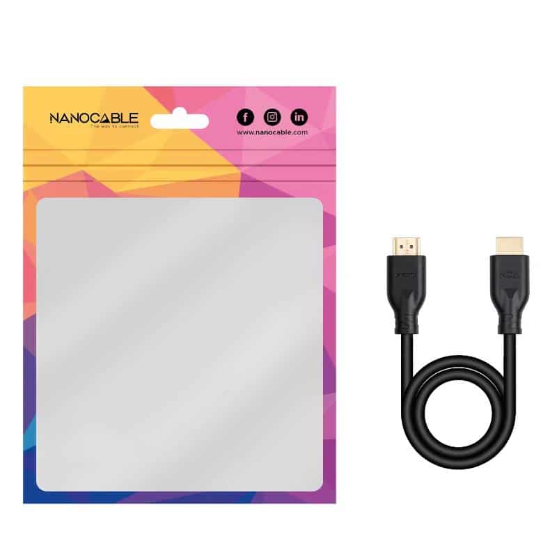 Nanocable HDMI Cable V2.0 4K@60HZ 18Gbps CCS 5 M Nanocable HDMI Cable V2.0 4K@60HZ 18Gbps CCS 5 M