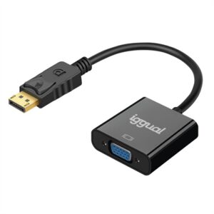 iggual DisplayPort (M) to VGA (H) Adapter