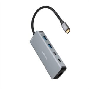 Nanocable USB-C Hub 2xUSB-A+2xUSB-C+HDMI+USB-C PD