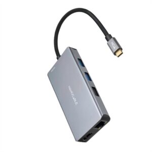 Nanocable USB-C Hub 3xUSB-A+2xHDMI+RJ45+TF+SD+PD