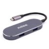 Nilox Mini dockstion usb-c HDMI, 5 in 1, Silver