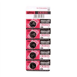 Maxell Lithium Button Cell CR2025 3V Blister*5
