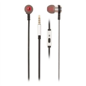 NGS Metal Earphones Flat 1.2m Silver