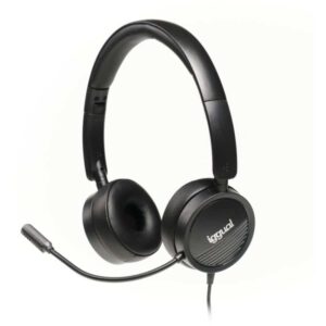iggual Headphones with Dual Tech USB/3.5 mm Microphone