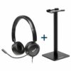 iggual Kit de auriculares Dual Tech + suporte SA22