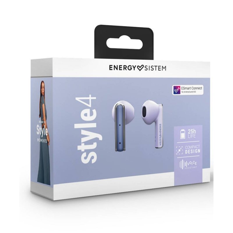 Energy Sistem Auriculares TW Style 4 Violeta Energy Sistem Auriculares TW Style 4 Violeta