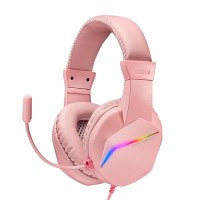 MARS GAMING Headset+mic MH122 Pink