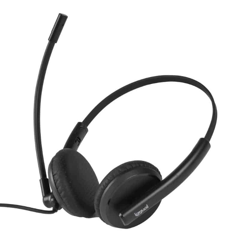 iggual Auriculares USB com cancelamento de ruído ENC 3030 iggual Auriculares USB com cancelamento de ruído ENC 3030