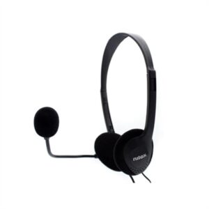 Nilox NXCM0000004 Double Jack Headphones Black