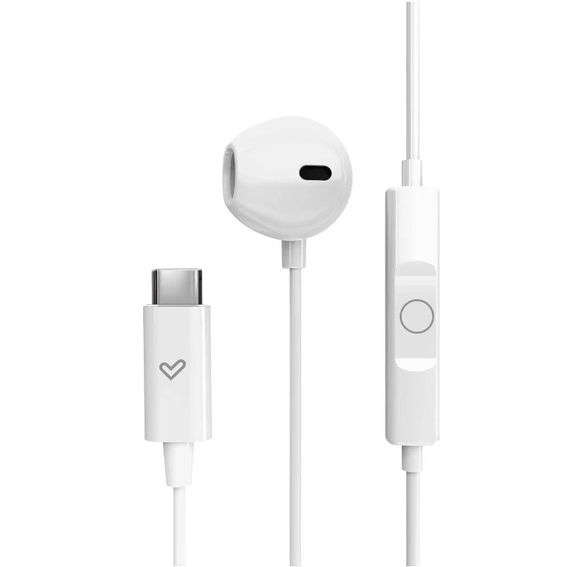 Auriculares Energy Sistem EasyPods Type C Snow Auriculares Energy Sistem EasyPods Type C Snow