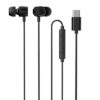 iggual Auriculares tipo C intra-auriculares com microfone