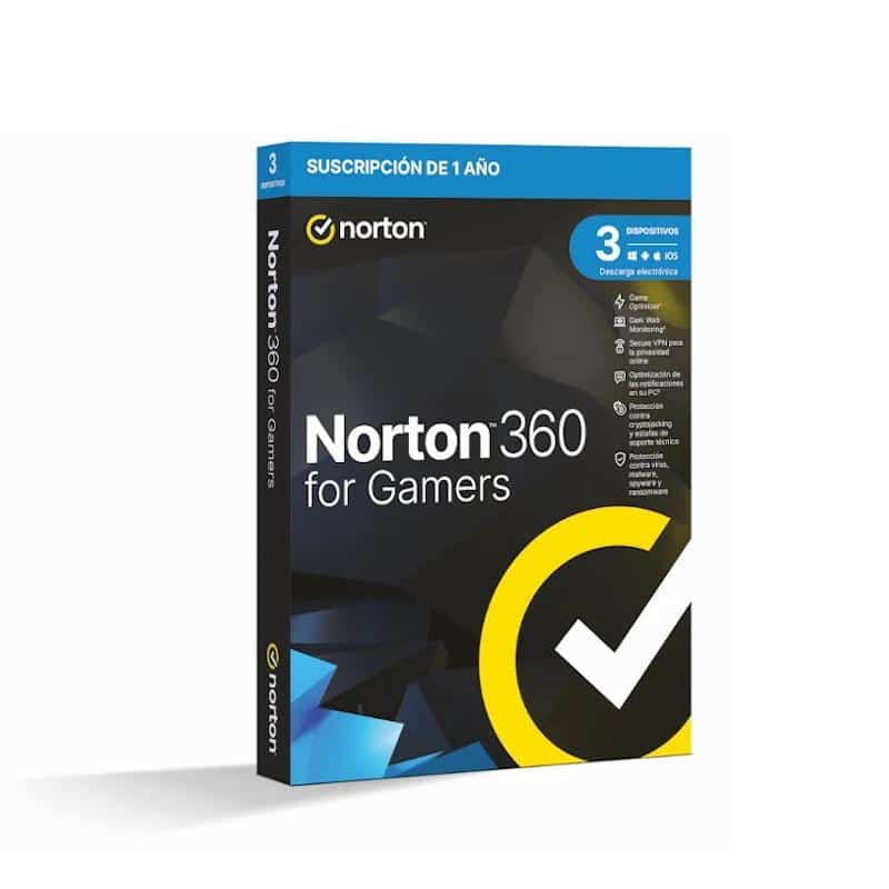 NORTON 360 Gamers 50GB 1 user 3 devices 1 year