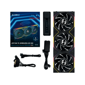 Ventilador 120x120 Lian Li Unifantl-LCD Sem Fios Preto R