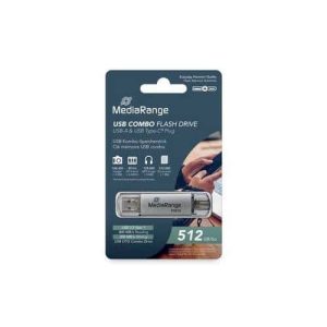 Pendrive Combo 512GB USB 3.2 Mediavange High P.