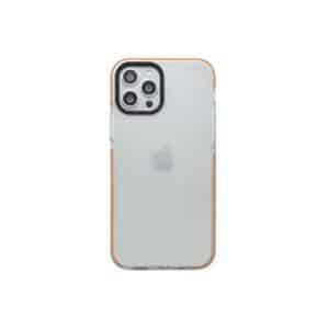 Qcharx Transparent Case iPhone 16E Orange