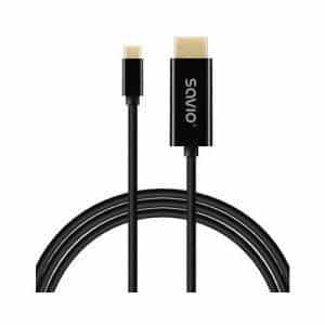 Savio CL-190 1M USB-C to HDMI Cable