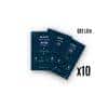 Qcharx HD Ultraviolet Blade Pack 10 for QX1Lite