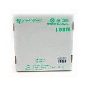 Bobina de Cabo Pepegreen CAT5e 100M Rígido Externo