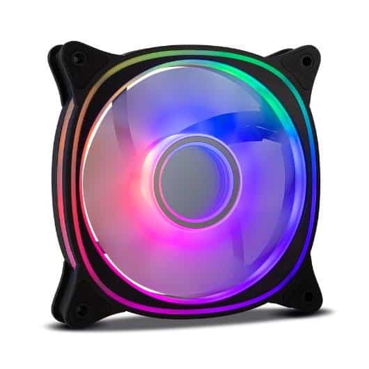 Ventilador 120x120 Nox Hummer V-Fan ARGB