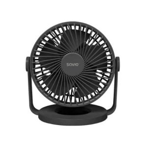 Savio AD-01 USB Desk Fan Black