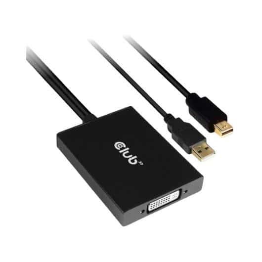 Club3D Active Mini-DP to Dual Link DVI Adapter