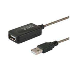 Savio USB 2.0 Extension Cable 5M Black