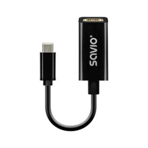 Savio AK-79 USB-C HDMI Adapter (H) 30Hz Black