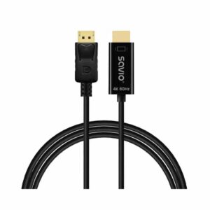 Cabo DP a HDMI Savio CL-189 4K 60Hz