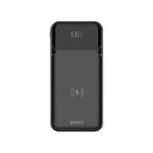 Savio BA-09 10000mAh Qi Charging Powerbank Black