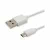USB 2.0 A to Micro USB Cable 1M White Savio CL-123