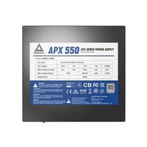 Montech APX550 ATX Power Supply