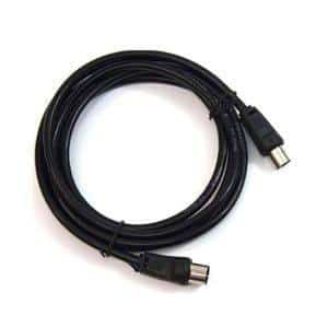 Pepegreen Antenna Cable Black 1.8M M/M