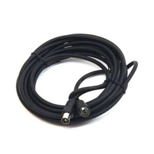 Pepegreen Black Antenna Cable 5M M/M