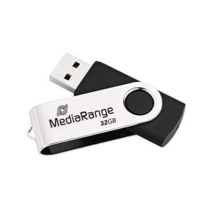 Pendrive 32GB USB 2.0 Mediarange Silver-Black