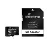 Memória Micro SDXC 64GB Mediarange + Adaptador SD