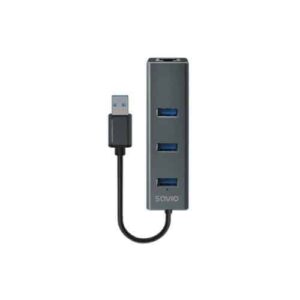 USB-A to RJ-45 Hub Savio AK-58