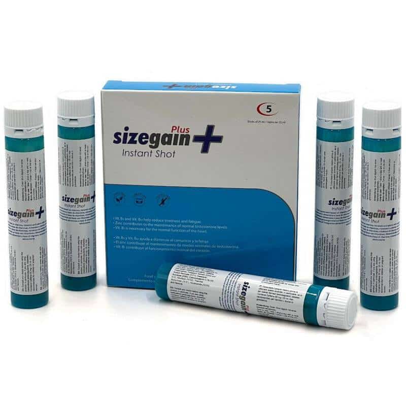 500 COSMETICS SizeGain Plus Male Libido Booster 5 Pack