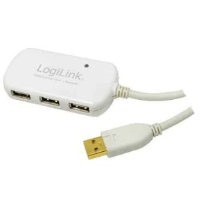 Logilink UA0108 4 Port USB 2.0 Hub 12 Meters